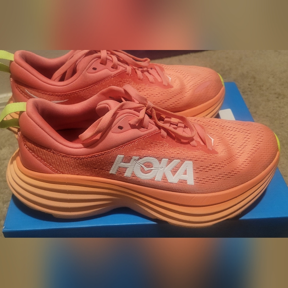 Hoka Women's Orange Running Shoes